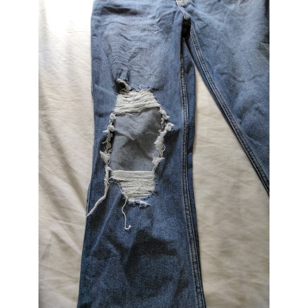 Hollister Ultra High-Rise '90s Vintage Straight Distressed Jeans – W28 L31 - Picture 5 of 9